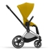 Cybex e-Priam Mustard Yellow Chrome black frame Pastaigu Ratiņi