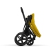 Cybex e-Priam Mustard Yellow Chrome brown frame Прогулочная Коляска