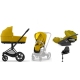 Cybex e-Priam Mustard Yellow Matt black frame Bērnu Ratiņi 4in1