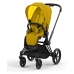 Cybex e-Priam Mustard Yellow Matt black frame Bērnu Ratiņi 4in1