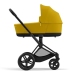 Cybex e-Priam Mustard Yellow Matt black frame Bērnu Ratiņi 4in1