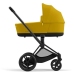 Cybex e-Priam Mustard Yellow Matt black frame Коляска с Люлькой