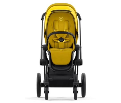 Cybex e-Priam Mustard Yellow Matt black frame Pastaigu Ratiņi