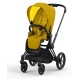 Cybex e-Priam Mustard Yellow Matt black frame Pastaigu Ratiņi