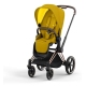 Cybex e-Priam Mustard Yellow Rosegold frame Прогулочная Коляска