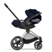 Cybex e-Priam Nautical Blue Chrome black frame Bērnu Ratiņi 4in1