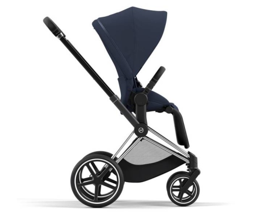 Cybex e-Priam Nautical Blue Chrome black frame Bērnu Ratiņi 4in1