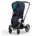 Cybex e-Priam Nautical Blue Chrome black frame Bērnu Ratiņi 4in1