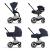 Cybex e-Priam Nautical Blue Chrome black frame Bērnu Ratiņi 4in1