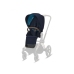 Cybex e-Priam Nautical Blue Chrome brown frame Bērnu Ratiņi 2in1