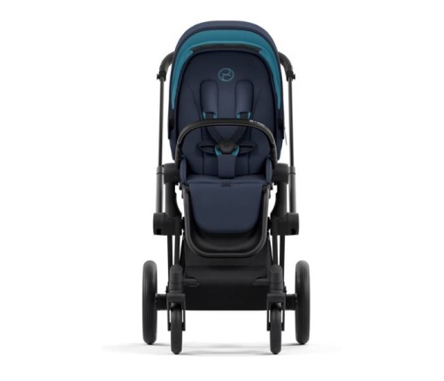 Cybex e-Priam Nautical Blue Matt black frame Прогулочная Коляска