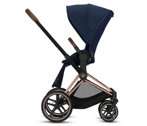 Cybex e-Priam Nautical Blue Rosegold frame Детская Коляска 4 в 1