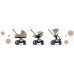 Cybex e-Priam Pale Blush Simply Flowers Chrome brown frame Pastaigu Ratiņi