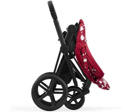 Cybex e-Priam Petticoat by Jeremy Scott Matt black frame Pastaigu Ratiņi