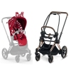 Cybex e-Priam Petticoat by Jeremy Scott Rosegold frame Pastaigu Ratiņi