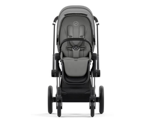 Cybex e-Priam Soho Grey Chrome black frame Pastaigu Ratiņi