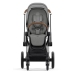 Cybex e-Priam Soho Grey Chrome brown frame Прогулочная Коляска