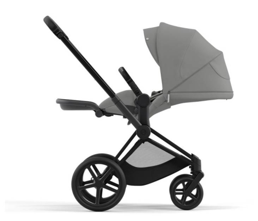 Cybex e-Priam Soho Grey Matt black frame Прогулочная Коляска