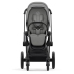 Cybex e-Priam Soho Grey Matt black frame Прогулочная Коляска