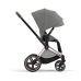 Cybex e-Priam Soho Grey Rosegold frame Pastaigu Ratiņi