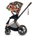 Cybex e-Priam Spring Blossom Dark Rosegold frame Прогулочная Коляска