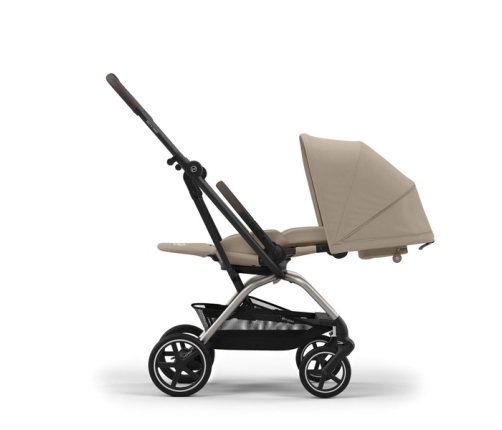 Cybex Eezy S Twist +2 Almond Beige 2024 Pastaigu ratiņi