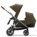 Cybex Gazelle S Classic Beige + Aton M I-Size Коляска для двойняшек