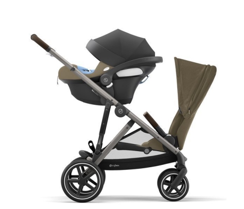 Cybex Gazelle S Classic Beige + Aton M I-Size Коляска для двойняшек