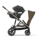 Cybex Gazelle S Classic Beige + Aton M I-Size Коляска для двойняшек