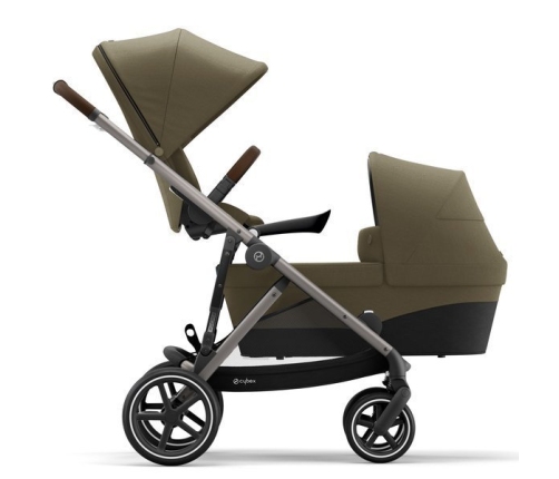 Cybex Gazelle S Classic Beige + Aton M I-Size Коляска для двойняшек