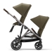 Cybex Gazelle S Classic Beige + Aton M I-Size Dvīņu Ratiņi