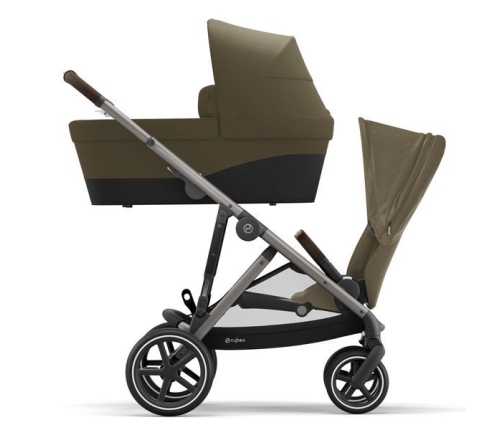 Cybex Gazelle S Classic Beige + Aton M I-Size Коляска для двойняшек