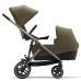 Cybex Gazelle S Classic Beige Dvīņu Ratiņi