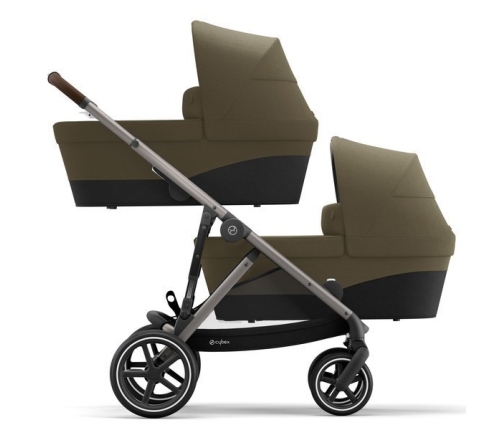 Cybex Gazelle S Classic Beige Dvīņu Ratiņi