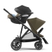 Cybex Gazelle S Cloud Beige + Aton M I-Size Dvīņu Ratiņi