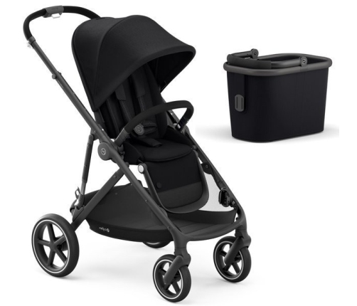 Cybex Gazelle S Deep Black + Aton M I-Size Коляска для двойняшек