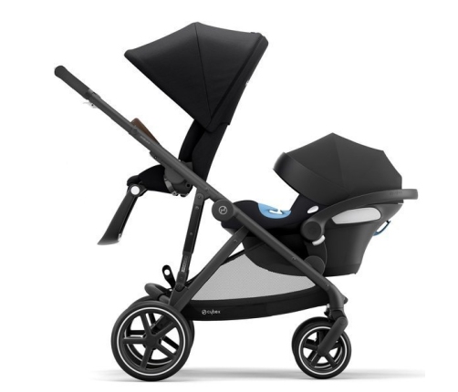 Cybex Gazelle S Deep Black + Aton M I-Size Коляска для двойняшек