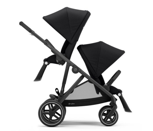 Cybex Gazelle S Deep Black + Aton M I-Size Коляска для двойняшек