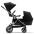 Cybex Gazelle S Deep Black/Taupe Коляска для двойняшек