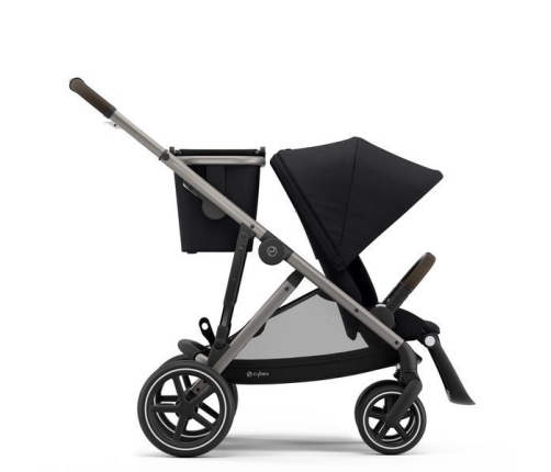 Cybex Gazelle S Deep Black/Taupe Dvīņu Ratiņi