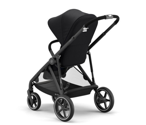 Cybex Gazelle S Deep Black/Black Dvīņu Ratiņi