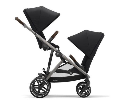 Cybex Gazelle S Deep Black Dvīņu Ratiņi