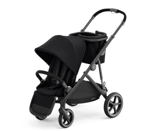 Cybex Gazelle S Deep Black Коляска для двойняшек