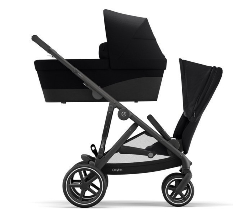 Cybex Gazelle S Deep Black Dvīņu Ratiņi