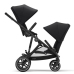 Cybex Gazelle S Deep Black Dvīņu Ratiņi