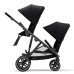 Cybex Gazelle S Deep Black Коляска для двойняшек