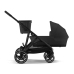 Cybex Gazelle S Moon Black Черная рама Коляска для двойняшек