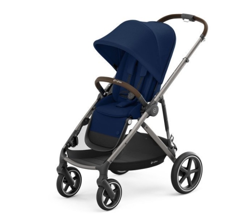 Cybex Gazelle S Navy Blue + Aton M I-Size Коляска для двойняшек