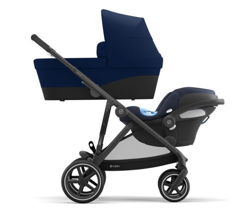 Cybex Gazelle S Navy Blue + Aton M I-Size Dvīņu Ratiņi