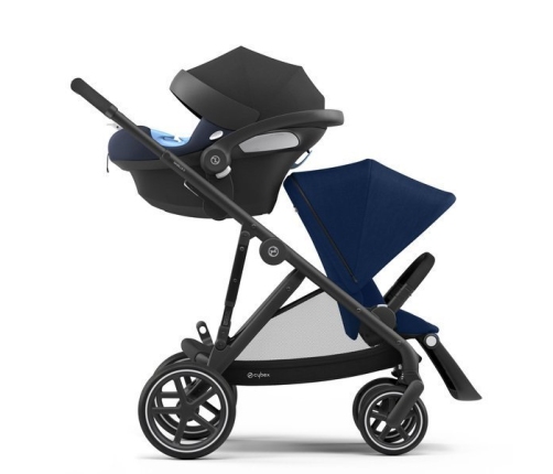 Cybex Gazelle S Navy Blue + Aton M I-Size Коляска для двойняшек